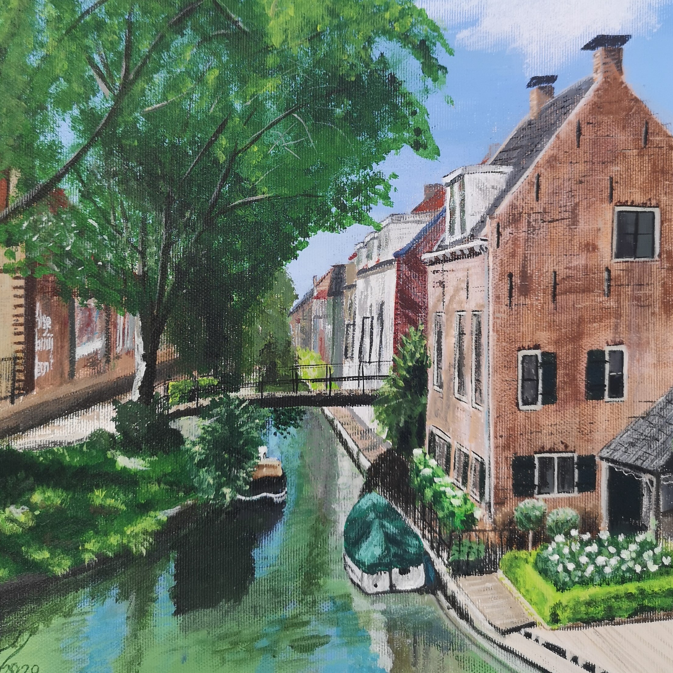 Schilderij Walkade IJsselstein